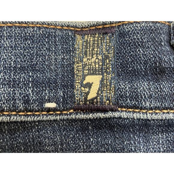 7 For All Mankind Josefina Button Fly Jeans Women’s Size 26 - Picture 7 of 14